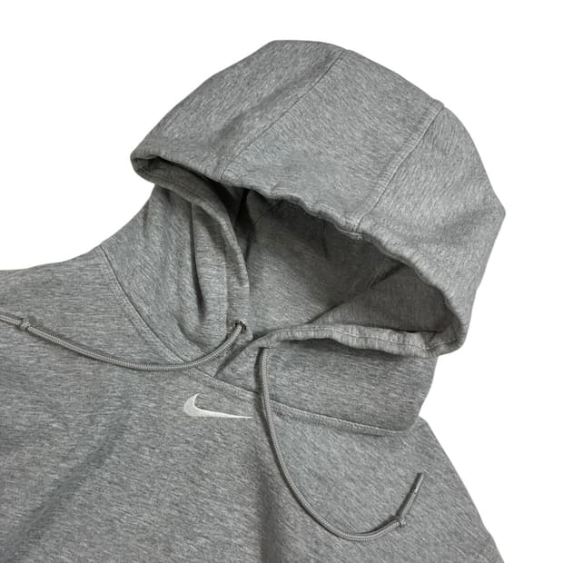 나이키 회색 기본 후드티 M