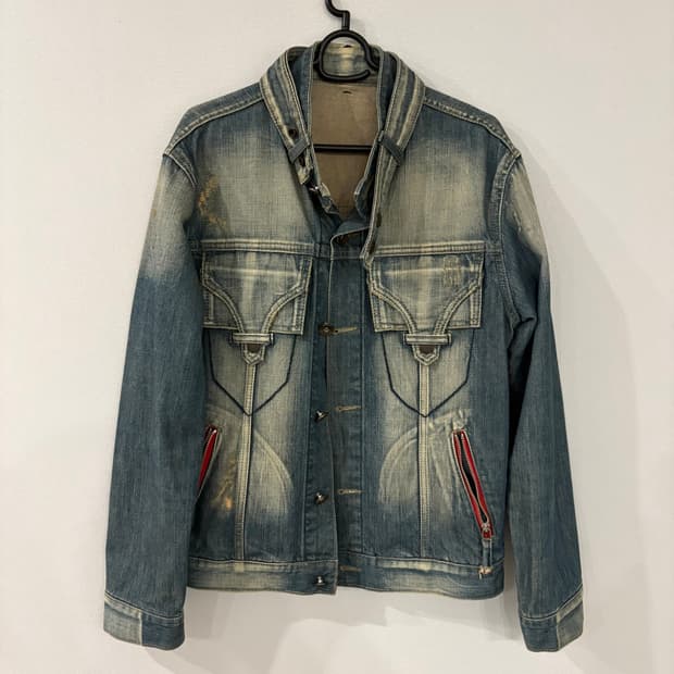 CONYCUNY 빈티지 워싱 데님 자켓 M