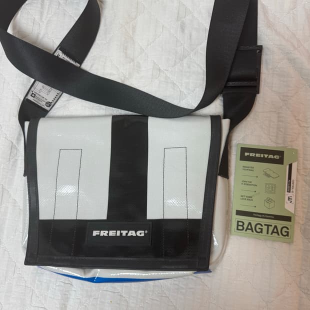 프라이탁 라씨 전사 참기름타프 흰검