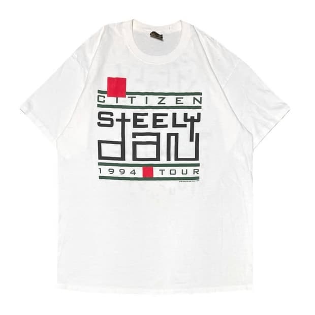 90s 스틸리 댄 밴드티 빈티지 반팔 티셔츠 steely dan