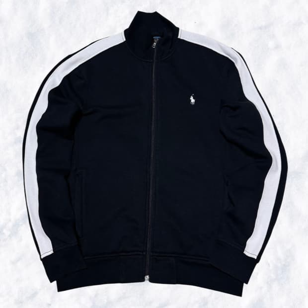 폴로 랄프로렌 블랙 집업 