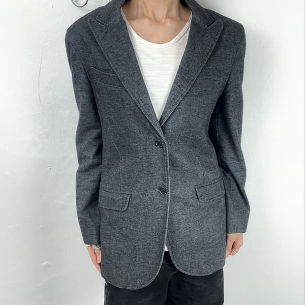 Armani Exchange Jersey Knit Tailored Bla