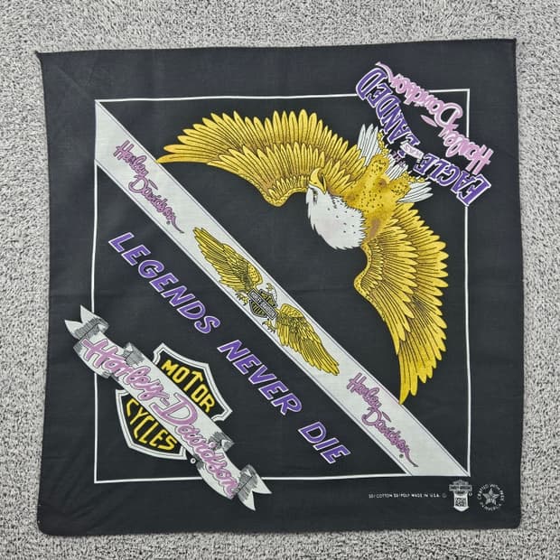 USA 할리데이비슨 반다나 ( 56X56 ) / 11702