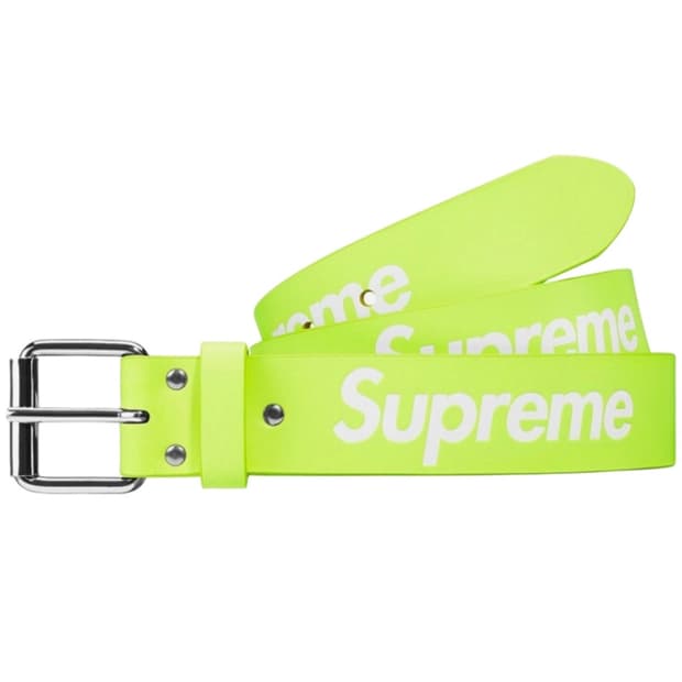 슈프림 리핏 플로레센트 옐로우 L 새상품