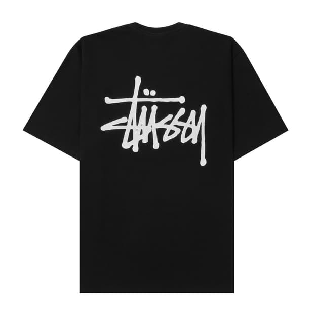 스투시 베이직 반팔 블랙 2024 2025 새상품