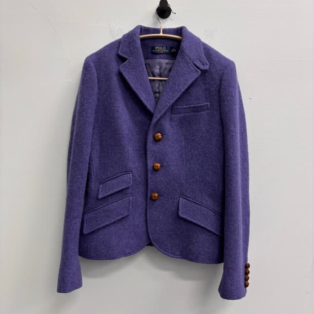 폴로 랄프로렌 POLO 이탈리아 메이드 알파카 블렌드 울 자켓