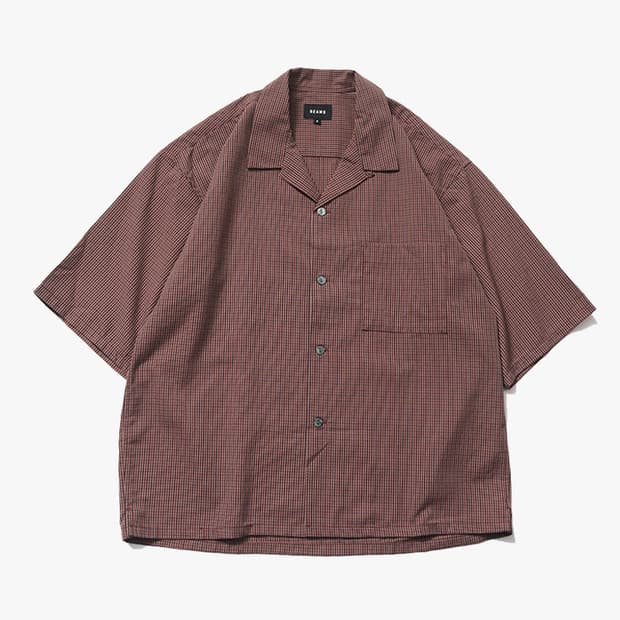 BEAMS - LOOSE FIT CHECK SHIRT