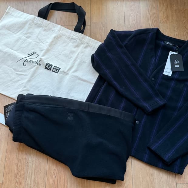 유니클로 니들스 후리스 셋업 L/ L