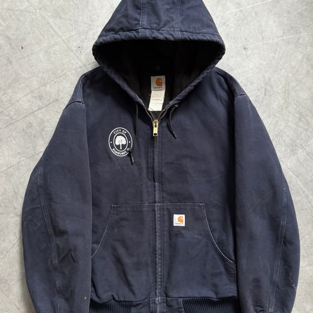 Carhartt 칼하트 네이비 덕 액티브 워크 자켓
