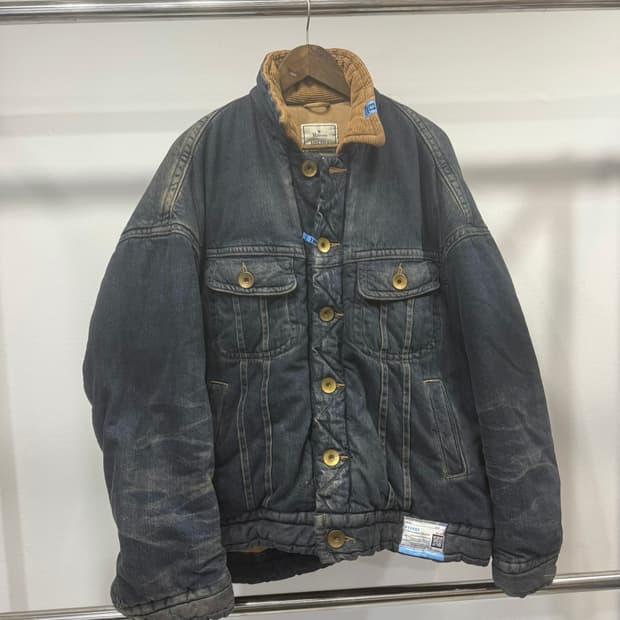 MIHARA YASUHIRO — 2023/24 패디드 데님 자켓