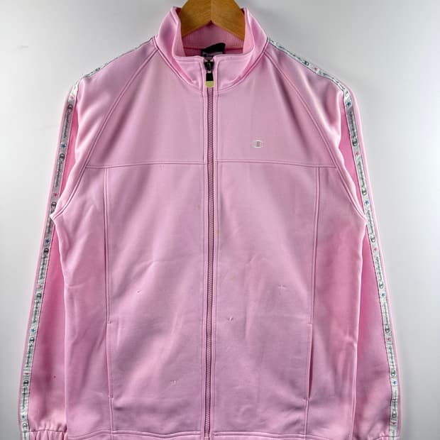 챔피온 핑크 트랙탑 져지1774