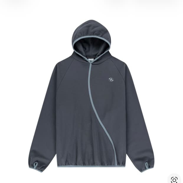 산산기어 테이프드 후디 애쉬 차콜