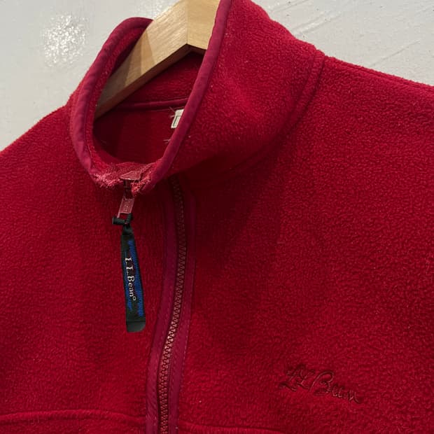 90s 엘엘빈 플리스 집업 자켓