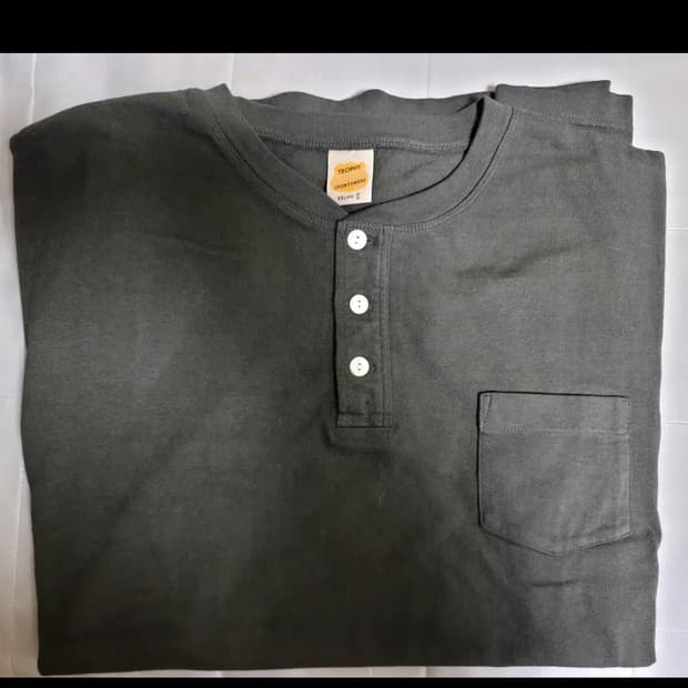 트로피클로딩 헨리넥 블랙 xxl