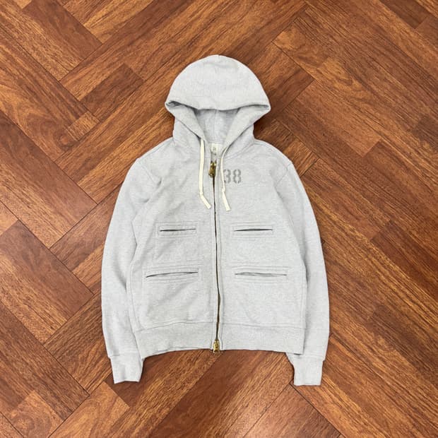 M 스펙테이터 코튼 후드 집업 