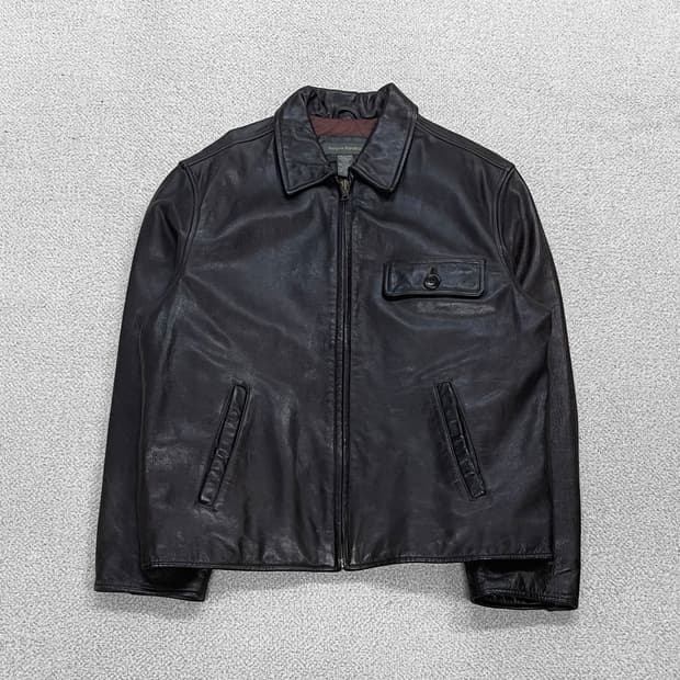 바나나리퍼블릭 레더 가죽 자켓 다크브라운