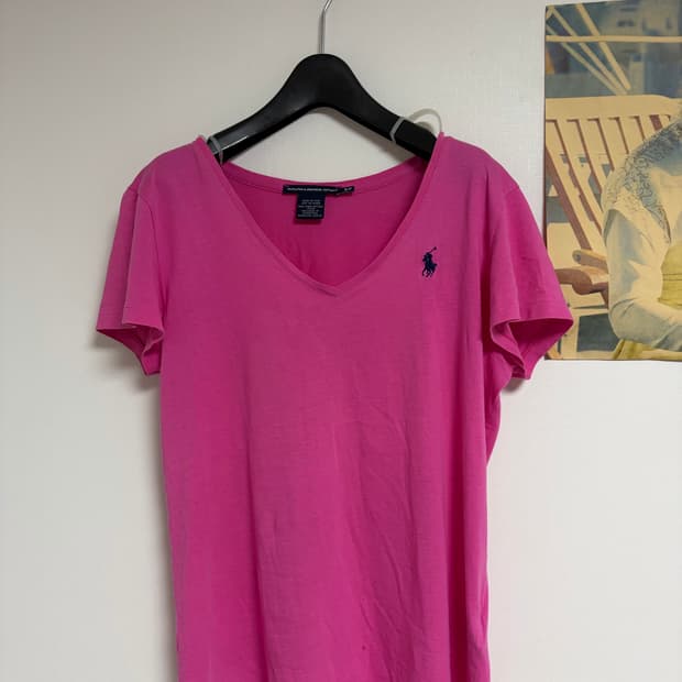 폴로 브이넥 반팔