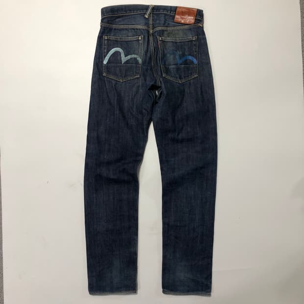 에비수 재팬 오리지널 셀비지 데님팬츠 