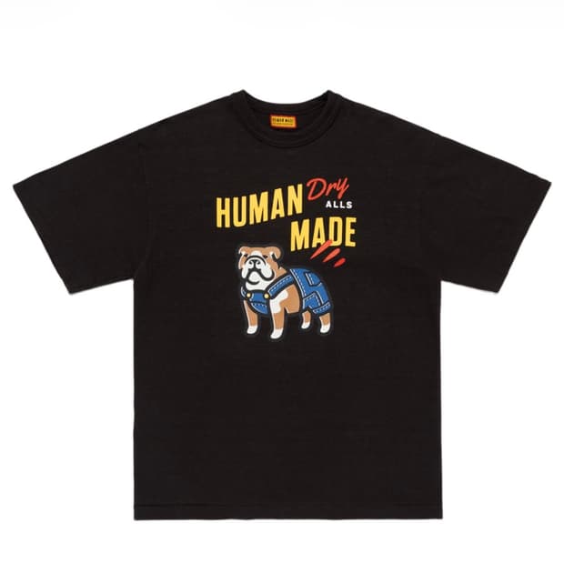 휴먼 메이드 그래픽 티셔츠 블랙 불독 3XL XXXL