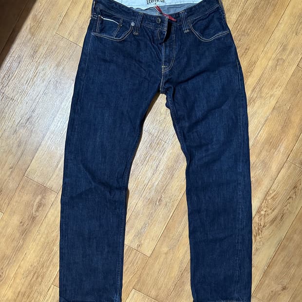 리바이스 504 셀비지 레드라인 W34 L34 / 스트레이트핏