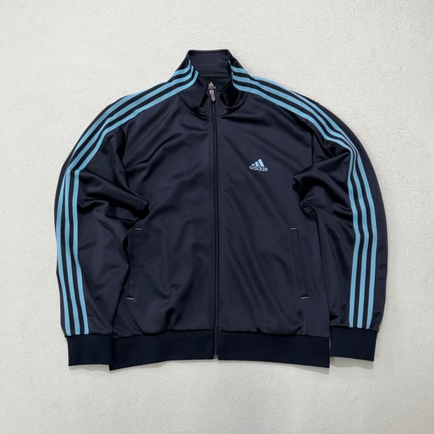 희귀 아디다스 파이어버드 네이비 스카이블루 남색 하늘 져지 105