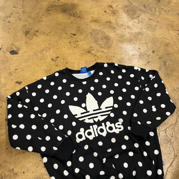 아디다스 도트 땡땡이 맨투맨 95