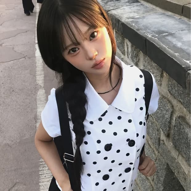 러브이즈트루 SY DOT JACKET(WHITE)