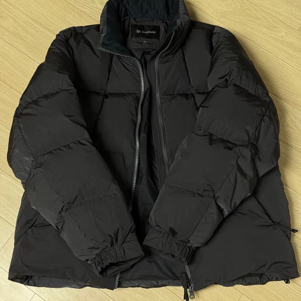 [ 4 ] 골드윈 dope dyed 나일론 다운 자켓 딥챠콜