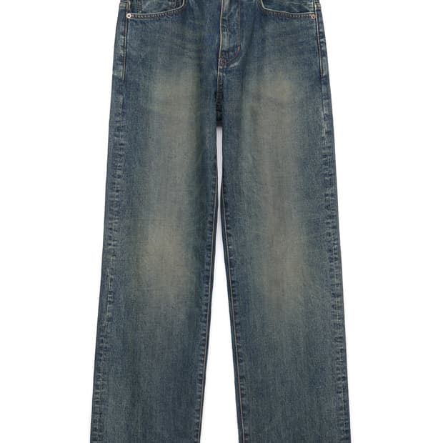 해칭룸 Straight Jeans Mud Blue