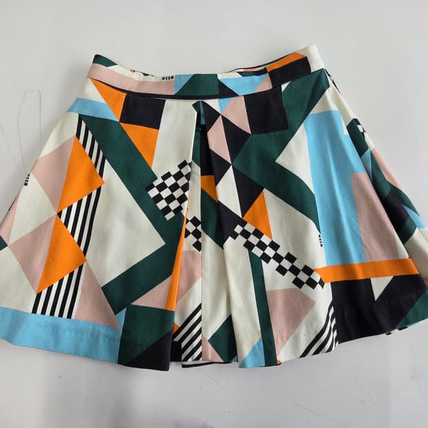 MSGM 하이웨스트 스커트 40