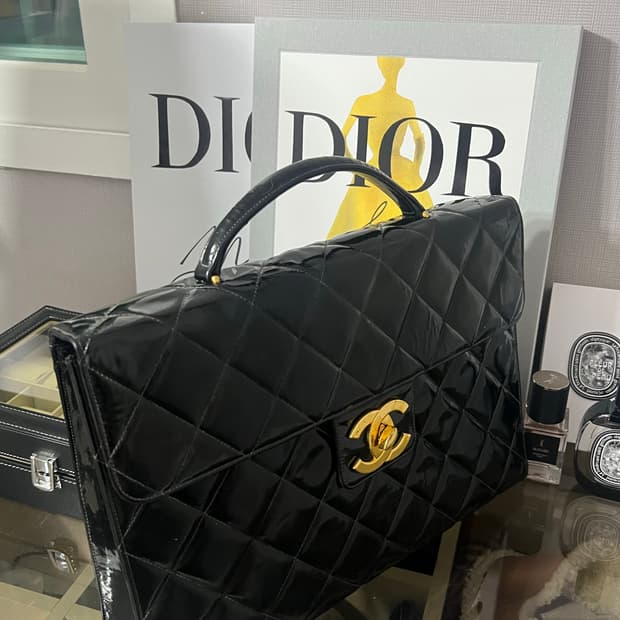 빈티지 샤넬 브리프 케이스