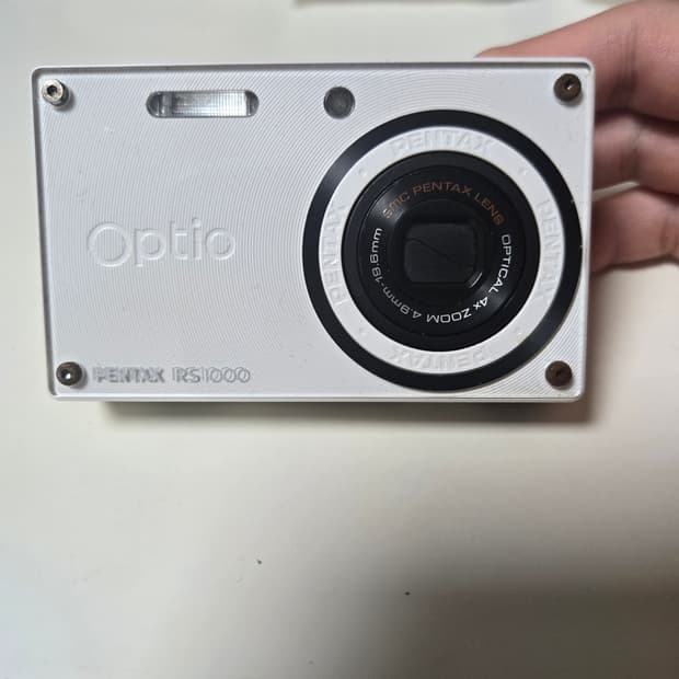 펜탁스 옵티오 RS1000 화이트 빈티지 디카
