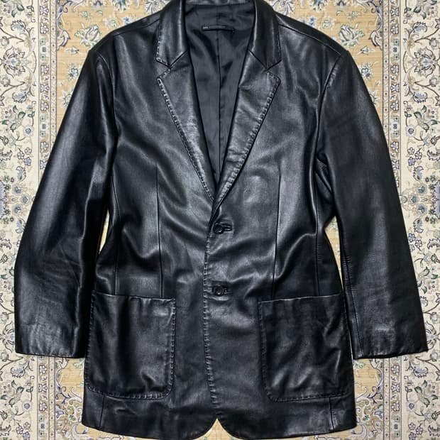 우영미 이태리 양가죽 자켓