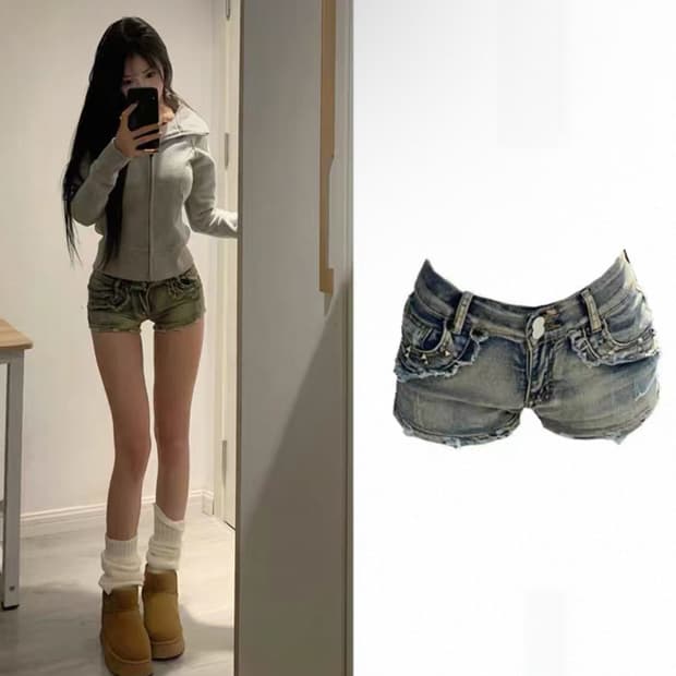 y2k 펑크 반바지 팬츠 팔아요