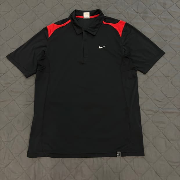 Nike 나이키 빈티지 반집업 반팔티