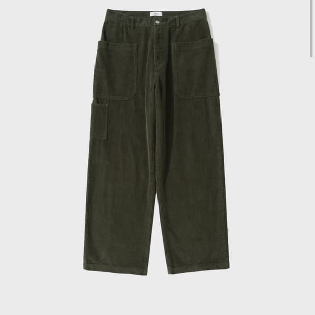 [M]마이라이브러리 120 코듀로이 팬츠 - 더스트 올리브