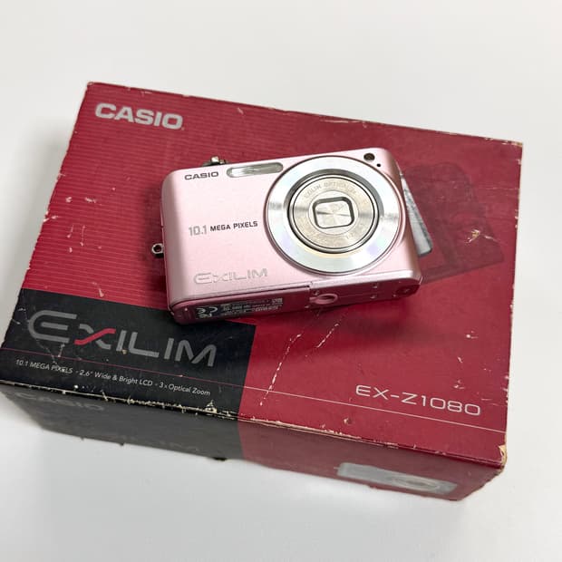 (풀박스) 카시오 엑슬림 z1080 핑크 | Casio Exilim EX