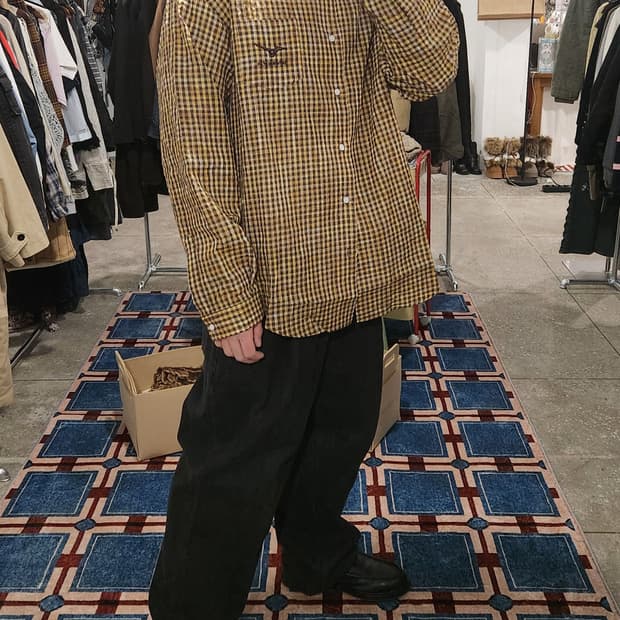 미즈노 x STU 셔츠 (L) 엘로우