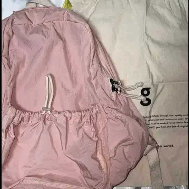 샵귀리) 발레리나 백팩 - 핑크