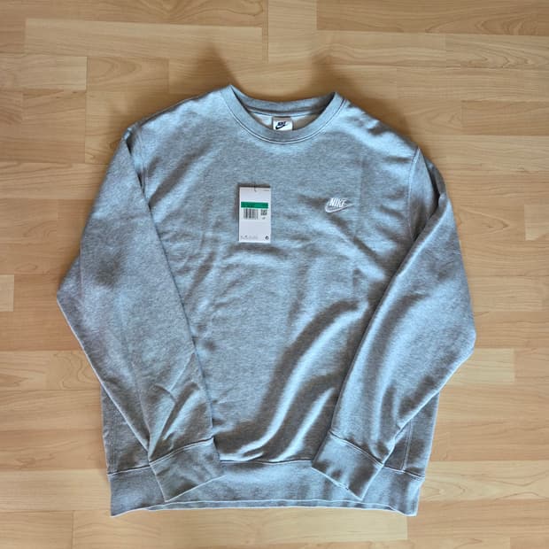 나이키 nsw 클럽 맨투맨 그레이 XL, 105 bv2667-063
