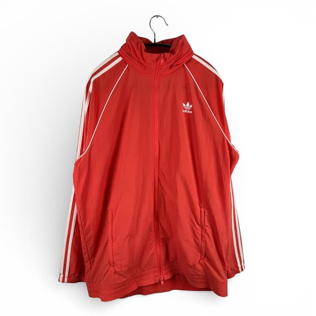 (L) 아디다스 윈드브레이커 바람막이 레드