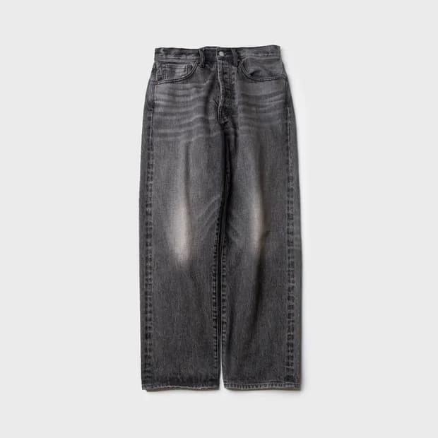 523L SELVEDGE DENIM PANTS washed black 2