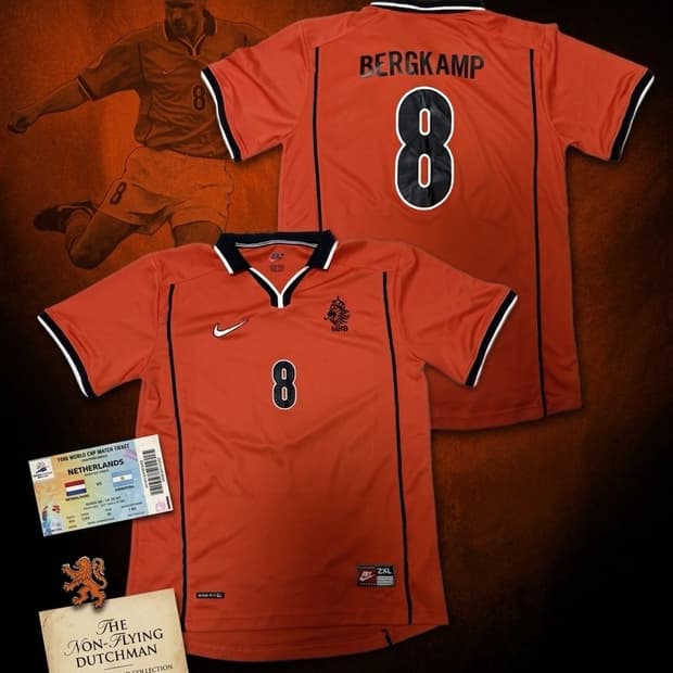 98/00 네덜란드 국대 베르캄프 나이키 유니폼 팝니다