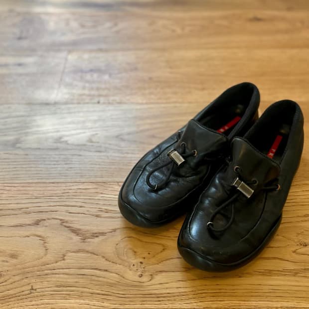Prada sports toggle loafer