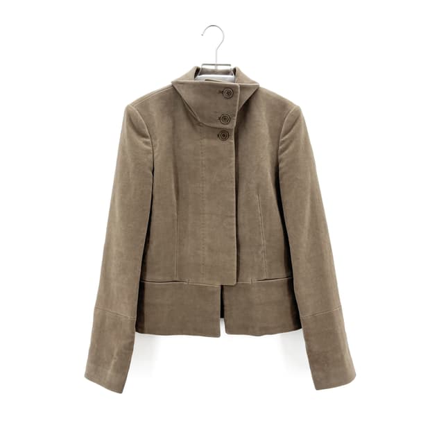 DKNY 브라운 코튼 자켓