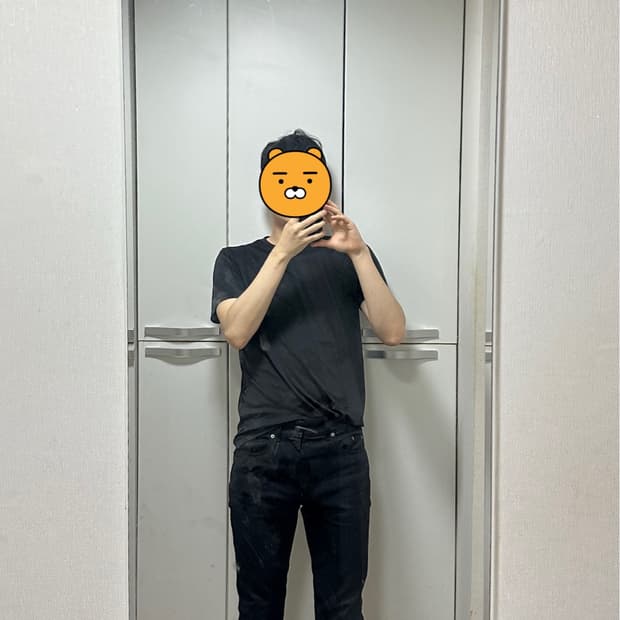 생로랑 퍼머넌트 블랙진 30 (착샷있음)