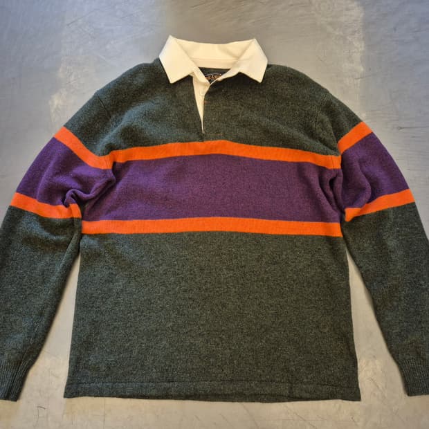 빔즈플러스 울 럭비 셔츠