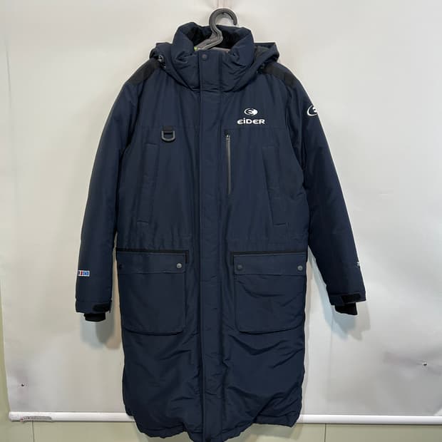아이더 남성 덕다운 롱패딩 105 네이비 상태최상
