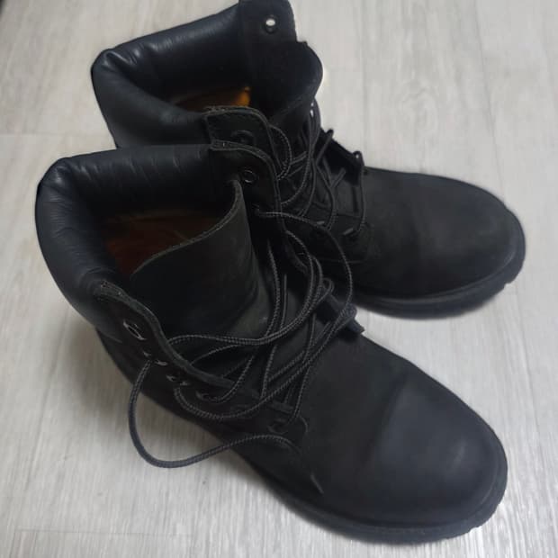 [225~230]팀버랜드 6인치 블랙 여성부츠