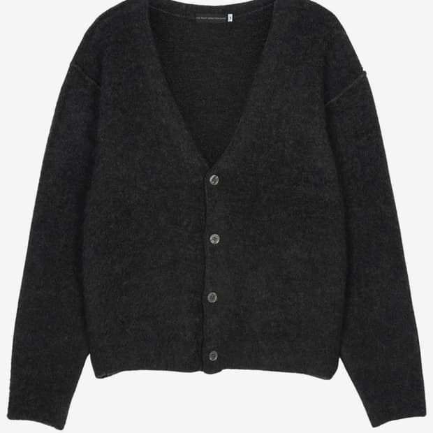 Guvo (구보) Out seam Cardigan, charcoal